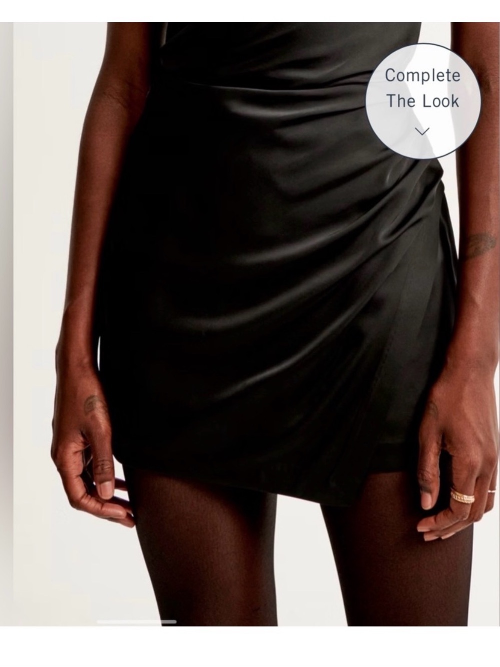 Abercrombie satin mini skirt, sz M